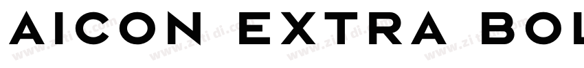 AICON Extra Bold字体转换 AICON Extra Bold字体转换